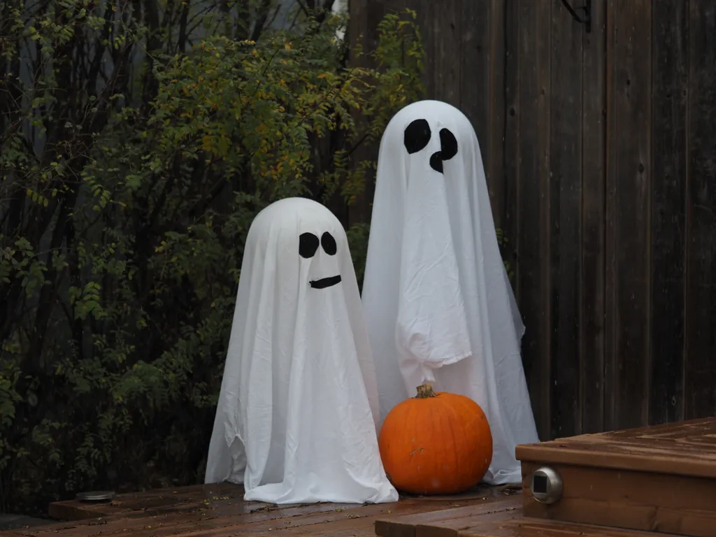 ghosts on a deck