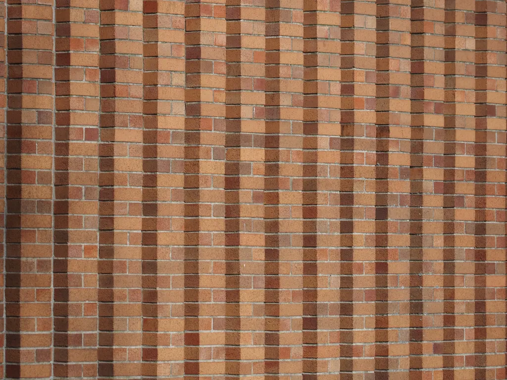 brickwork on a circular building