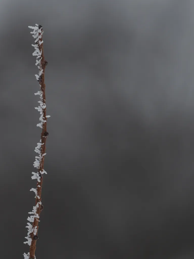 frost on branches