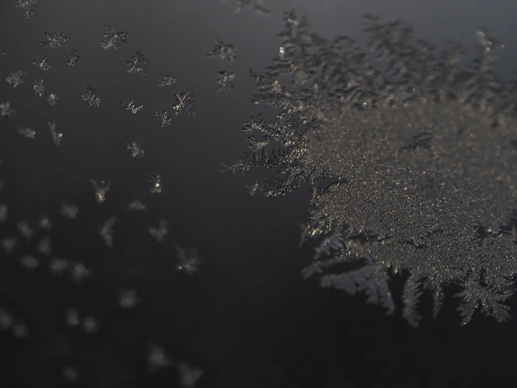 frost on a car window