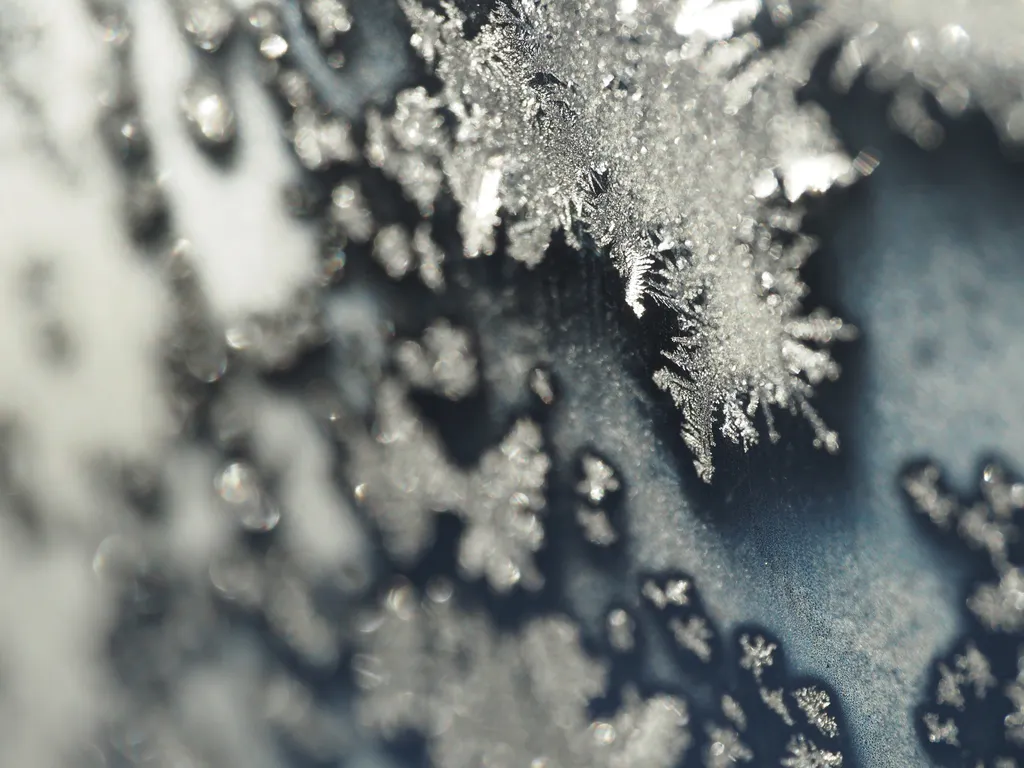 frost on a car window