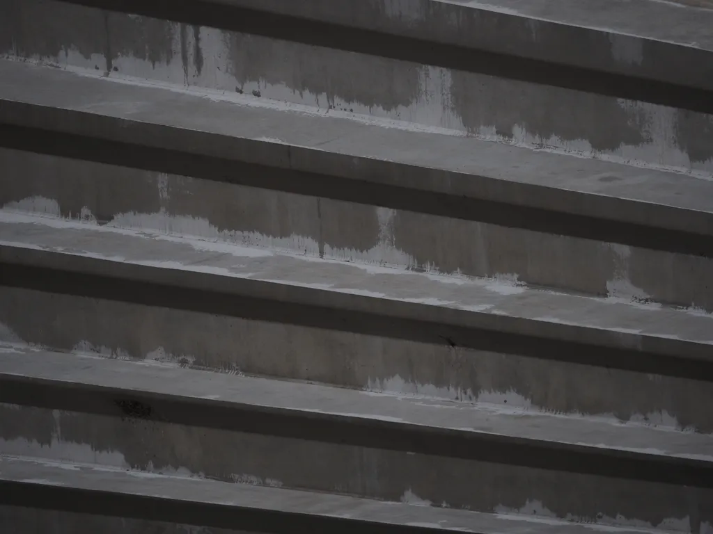 the underside of a bridge