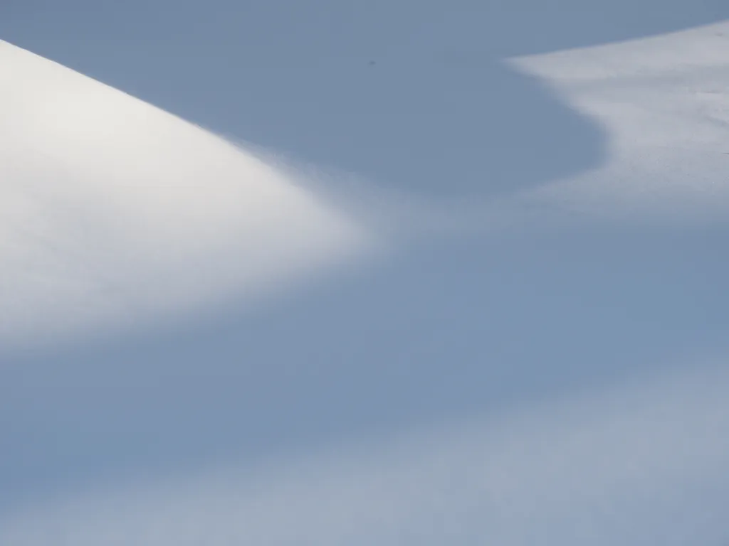 snow drifts