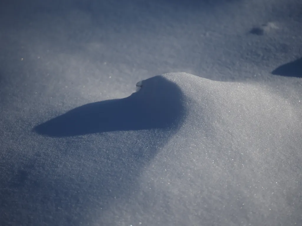 a snow drift