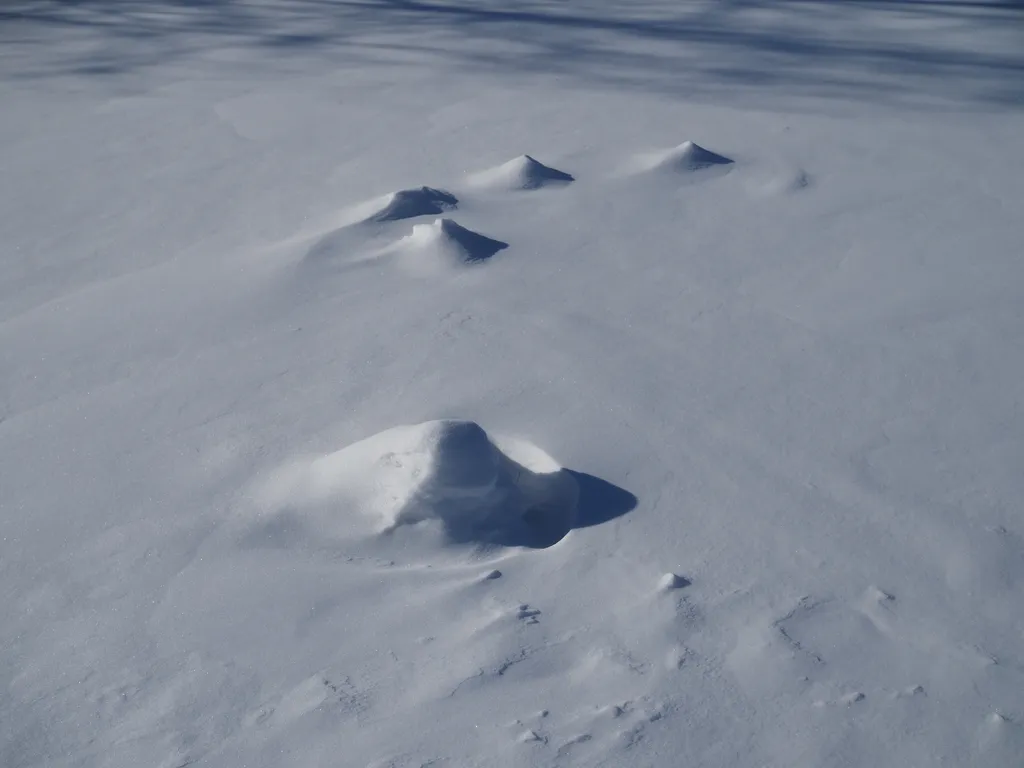 a snow drift