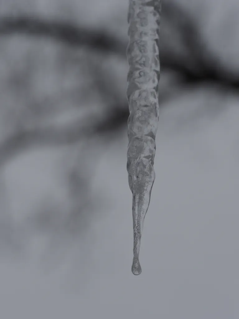 an icicle