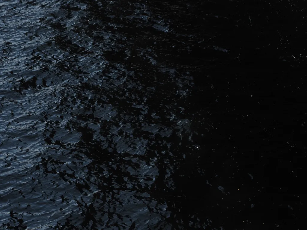 waves on a river